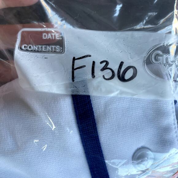 VINTAGE Chicago Cubs MLB True Fan Series Pinstripe Baseball Men's Jersey Size L - Picture 7 of 7